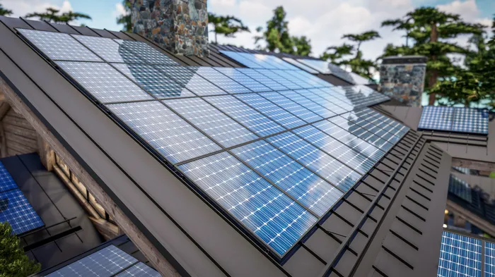 Description visuelle de la page : Panneaux Photovoltaïques